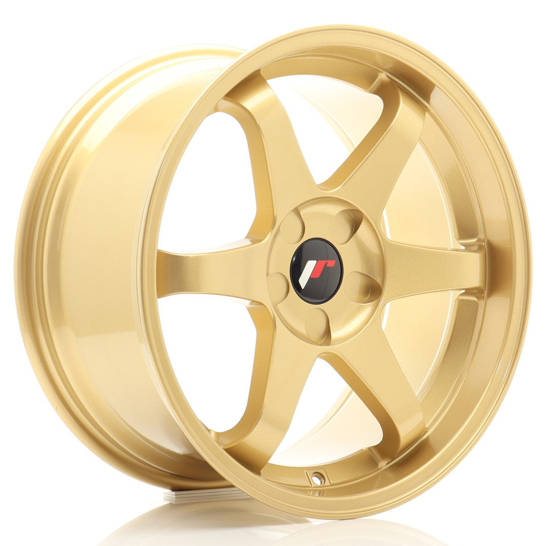 Felg JR Wheels JR3 18x9" Gold – sett forfra