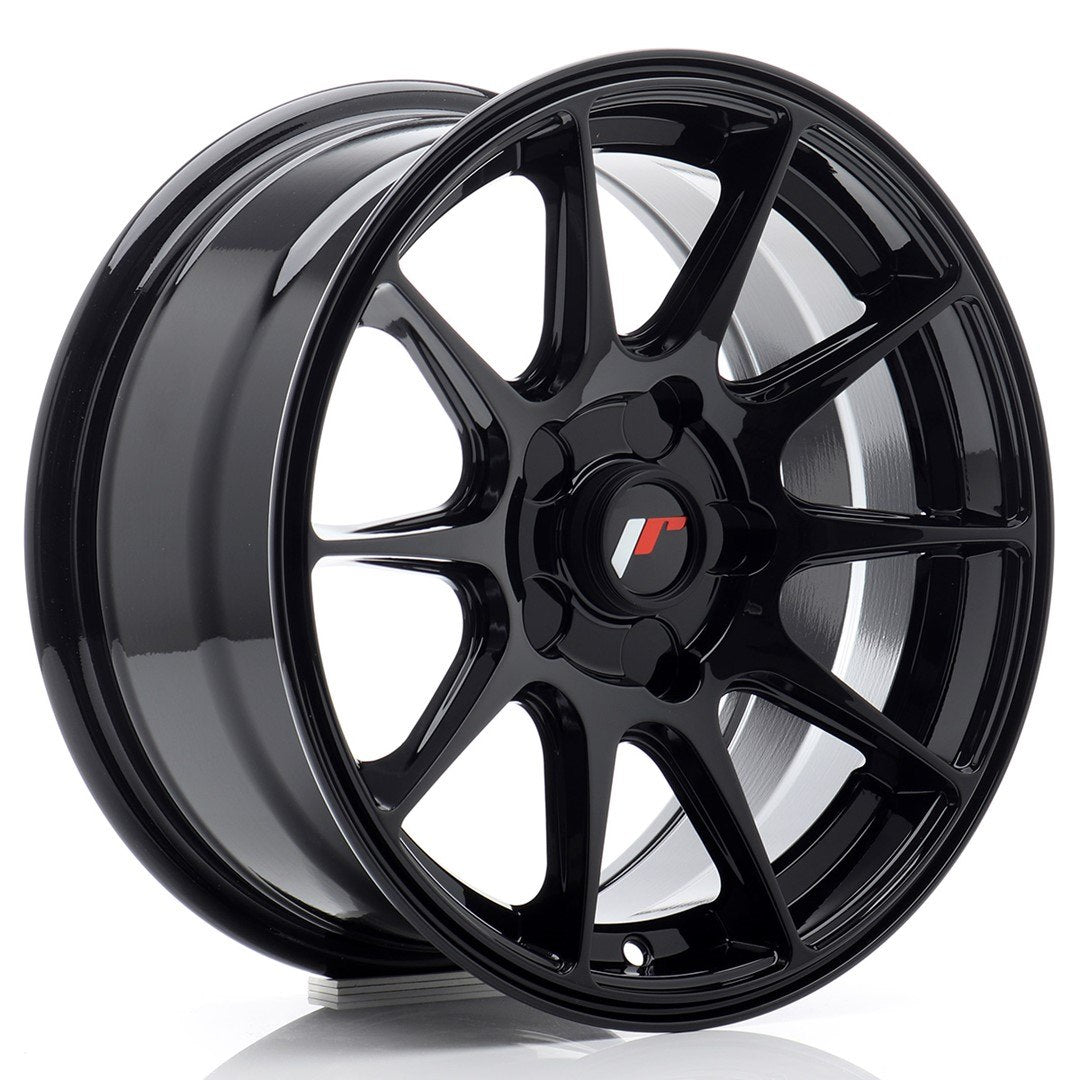 Felg JR Wheels JR11 15x7" Black – sett forfra