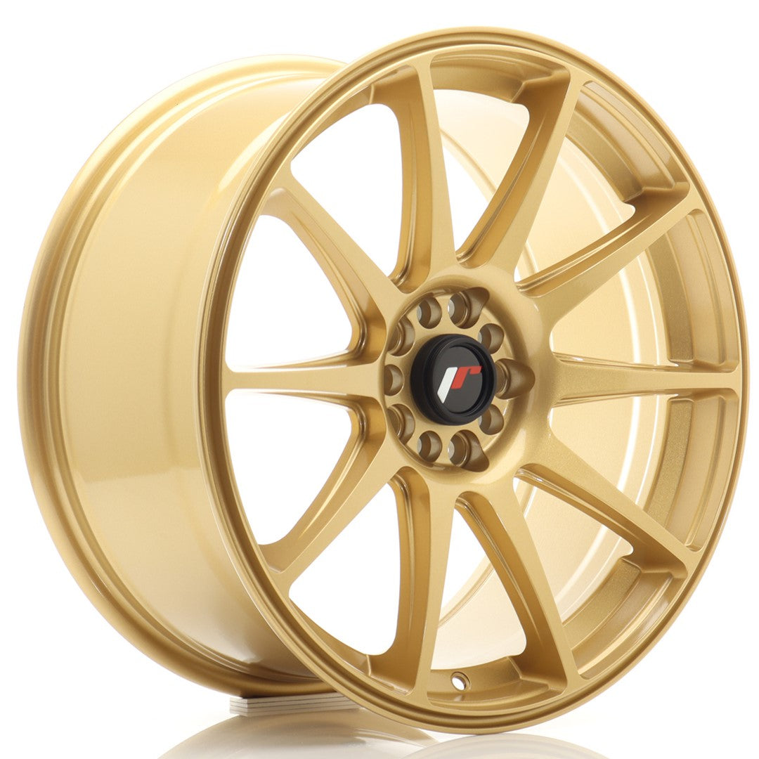 Felg JR Wheels JR11 18x8,5" Gold – sett forfra