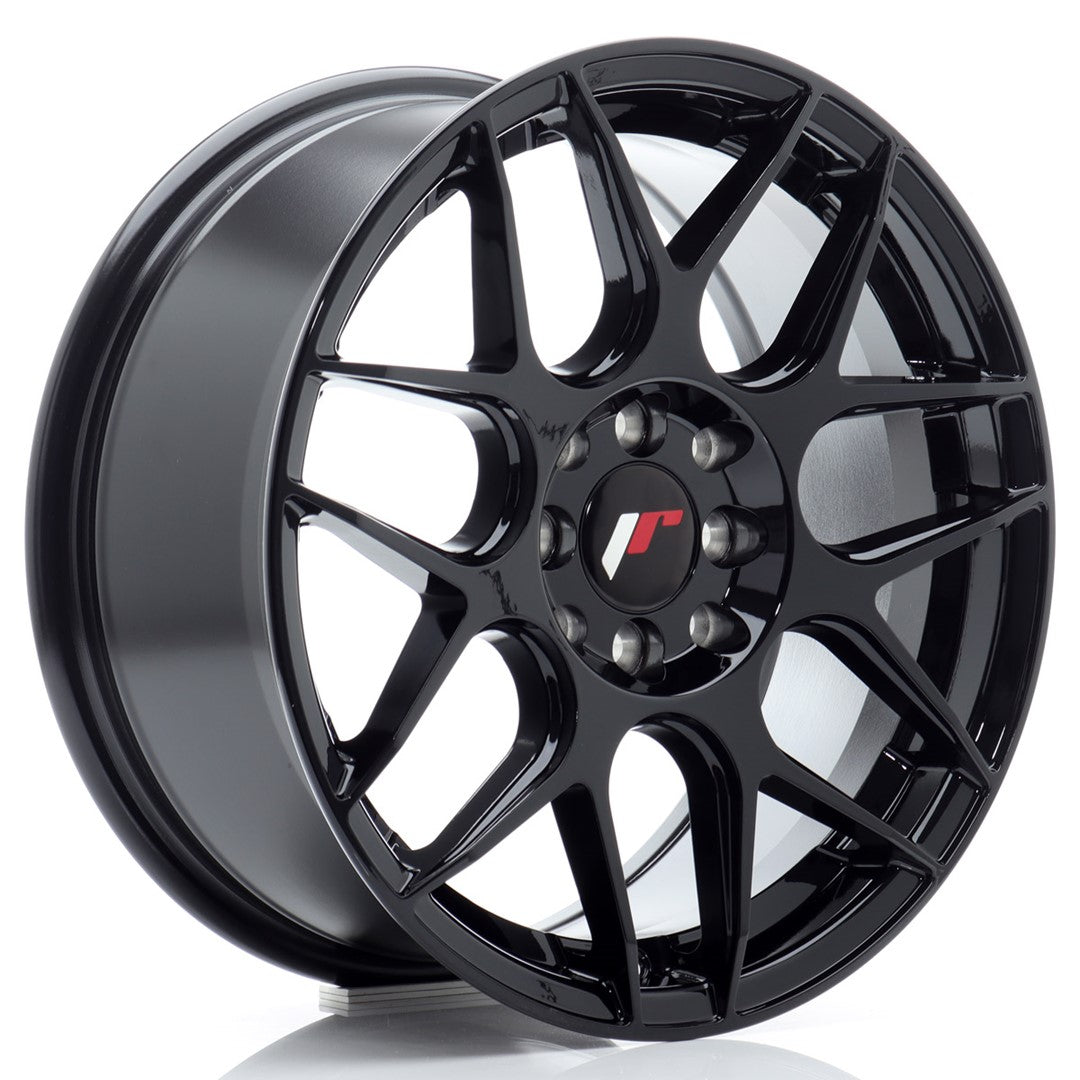 Felg JR Wheels JR18 16x7" Black – sett forfra