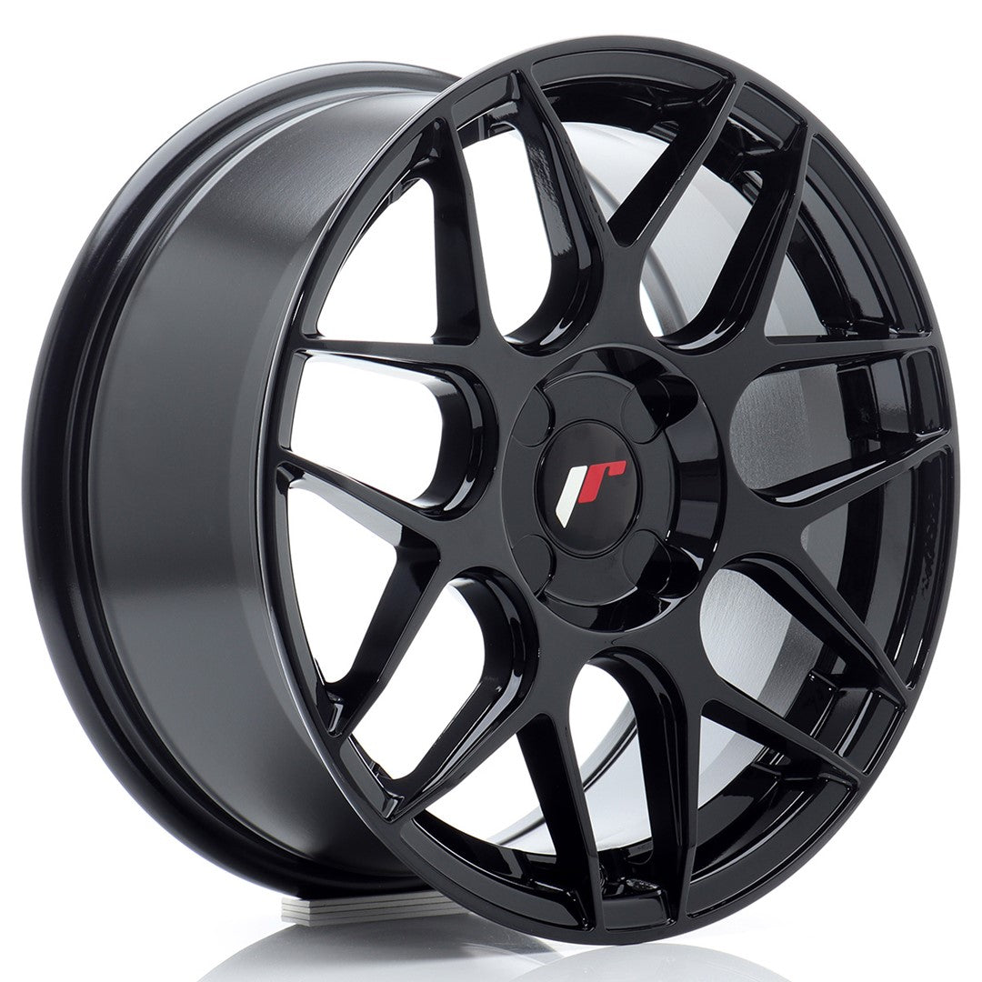 Felg JR Wheels JR18 16x7" Black – sett forfra