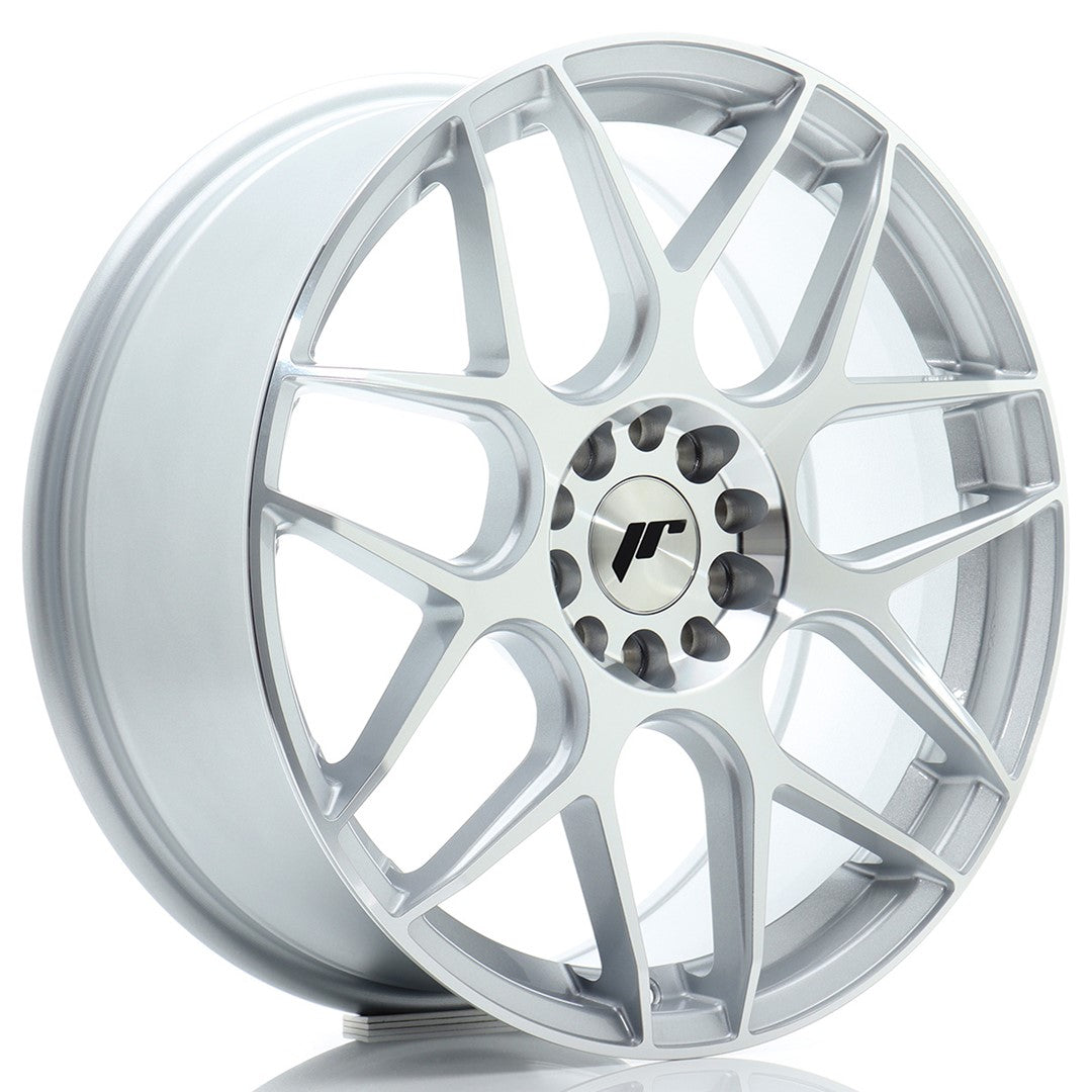 Felg JR Wheels JR18 18x7,5" Silver – sett forfra