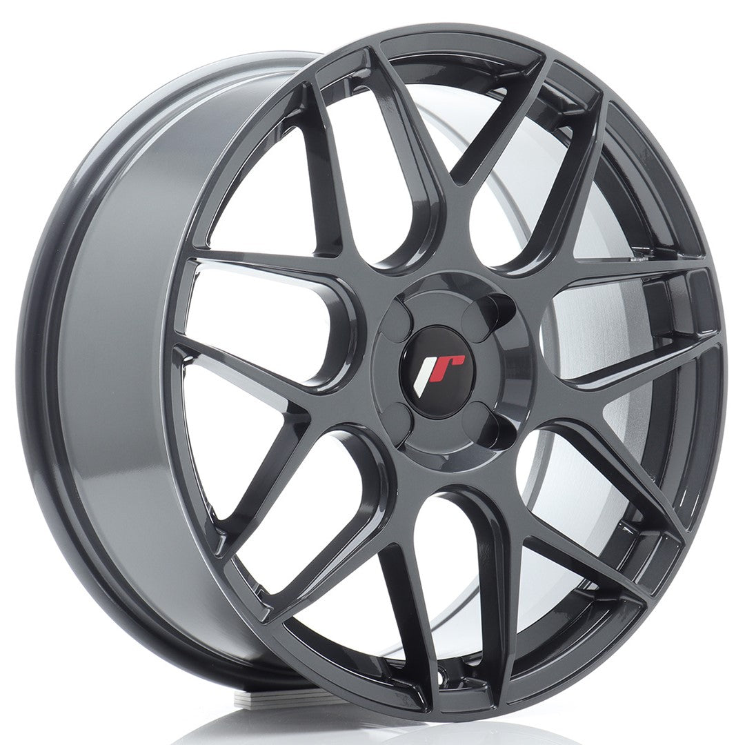 Felg JR Wheels JR18 18x7,5" Hyper Gray – sett forfra