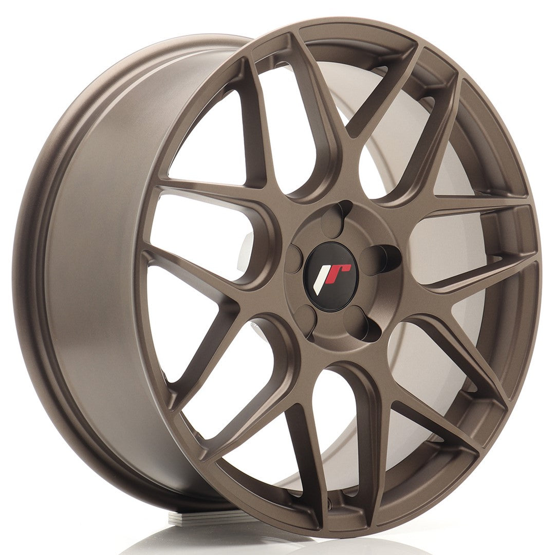 Felg JR Wheels JR18 18x7,5" Bronze – sett forfra