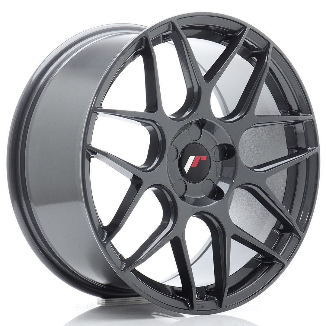 Felg JR Wheels JR18 18x8,5" Hyper Gray – sett forfra