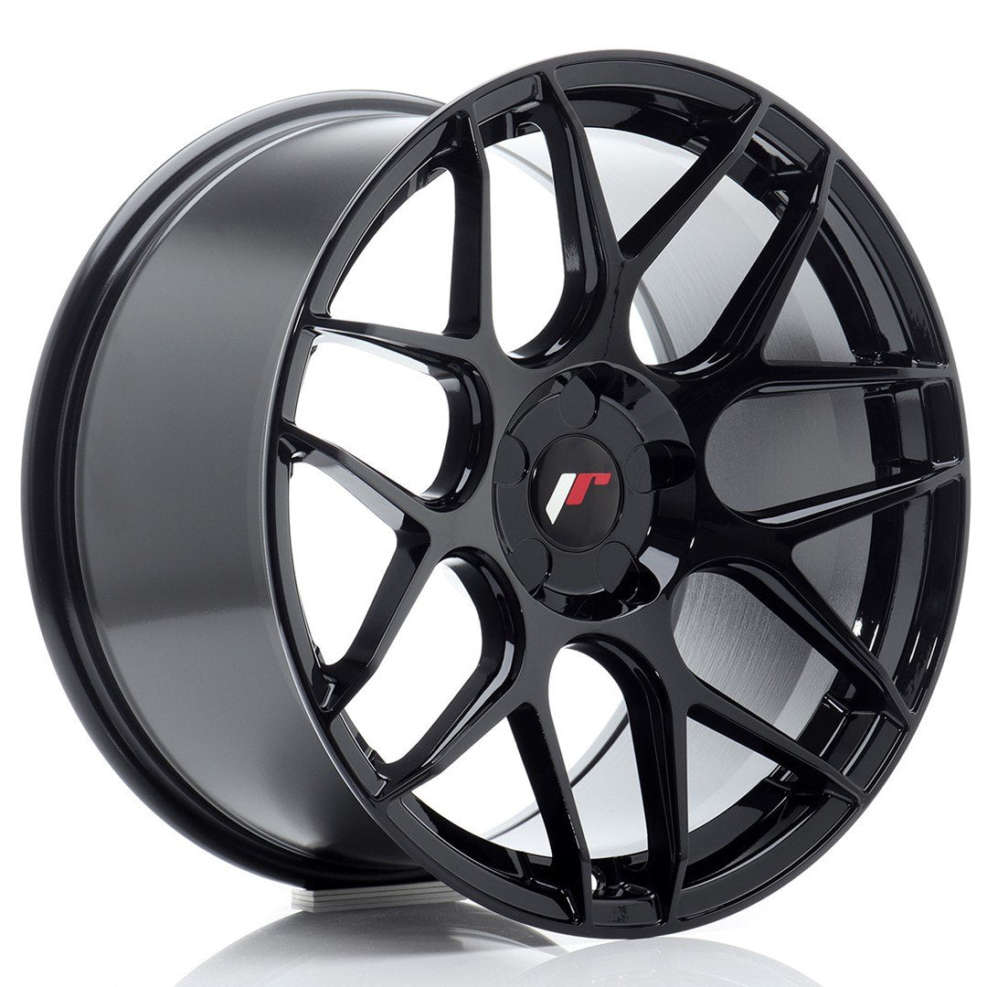 Felg JR Wheels JR18 18x9,5" Black – sett forfra