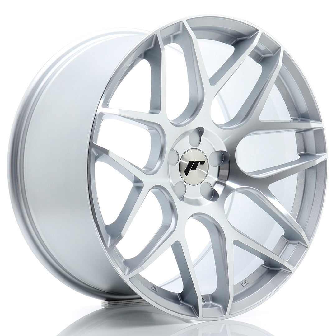 Felg JR Wheels JR18 20x9,5" Silver – sett forfra