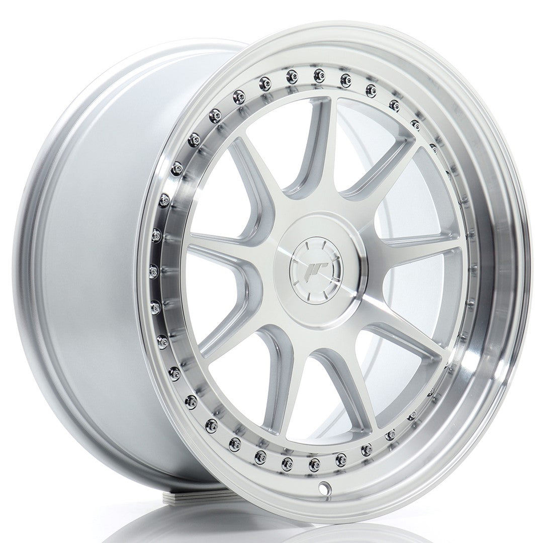 Felg JR Wheels JR47 18x8,5" Silver – sett forfra