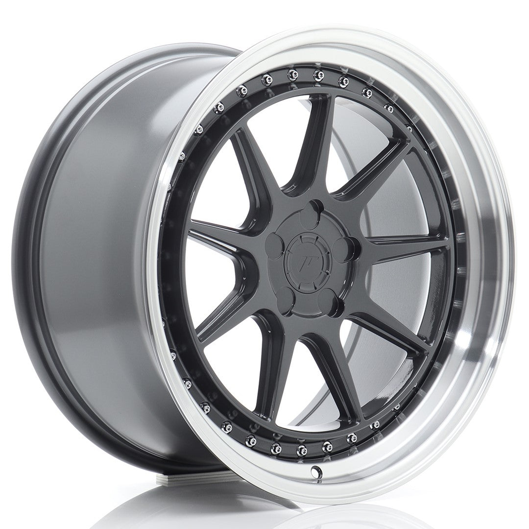 Felg JR Wheels JR47 19x9,5" Hyper Gray – sett forfra