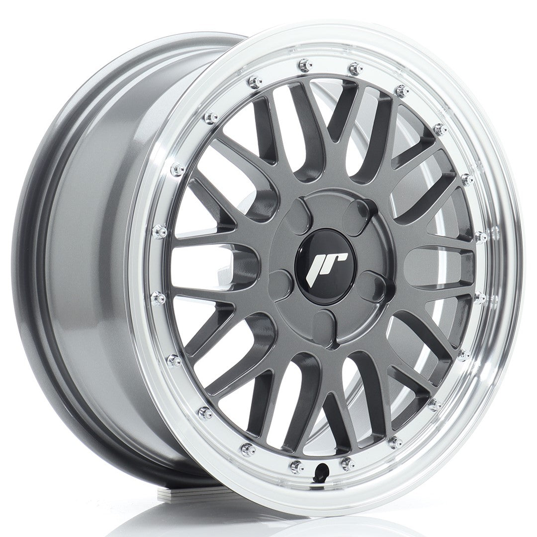 Felg JR Wheels JR23 16x7" Hyper Gray – sett forfra