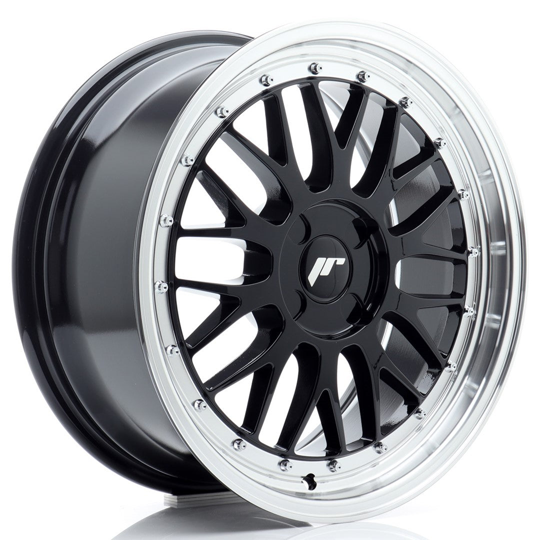 Felg JR Wheels JR23 18x8" Black – sett forfra