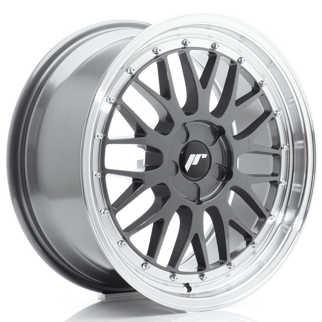 Felg JR Wheels JR23 18x8,5" Hyper Gray – sett forfra