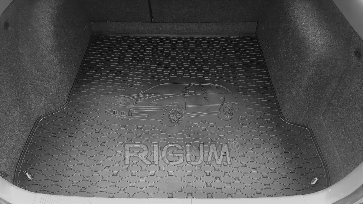 Rigum bagasjeromsmatte til Skoda Octavia I Stasjonsvogn – med 10 mm sidekant