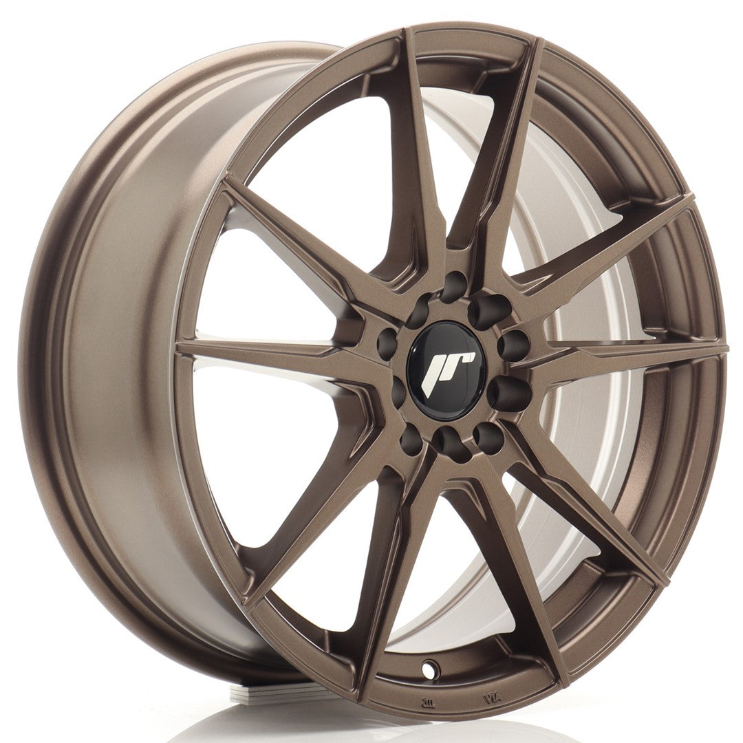 Felg JR Wheels JR21 17x7" Bronze – sett forfra