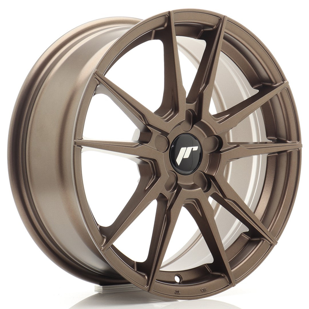 Felg JR Wheels JR21 17x7" Bronze – sett forfra