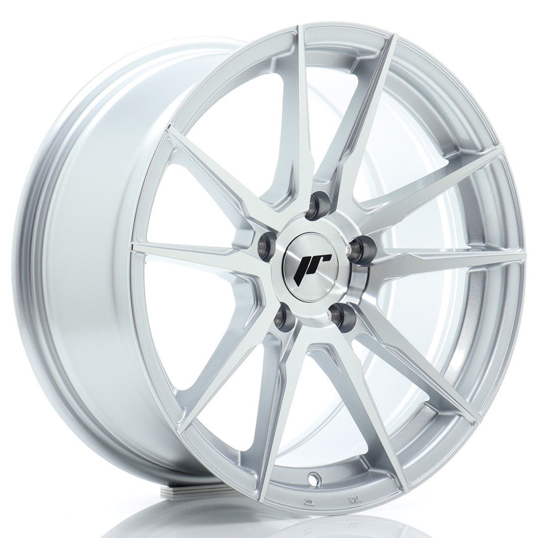 Felg JR Wheels JR21 17x8" Silver – sett forfra