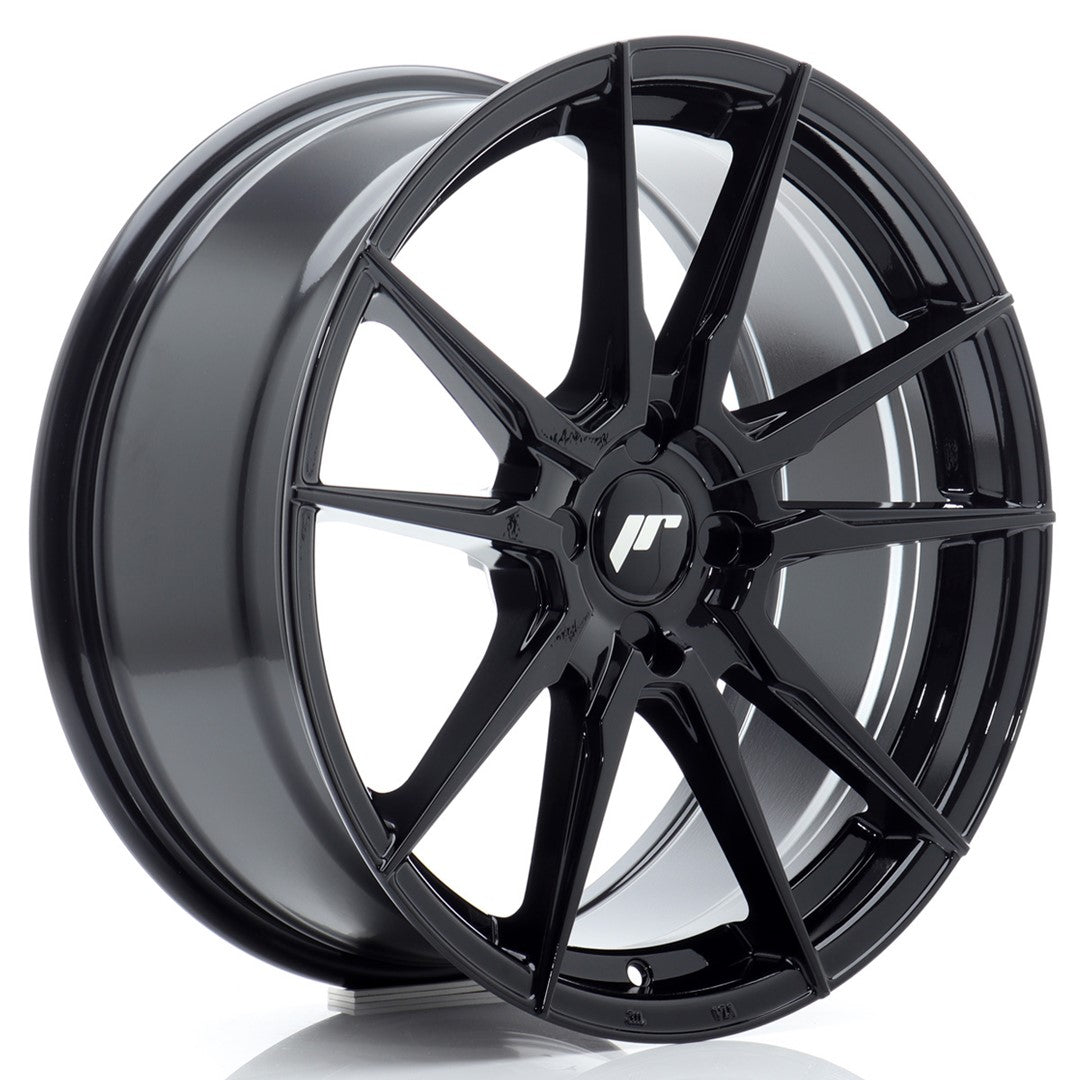 Felg JR Wheels JR21 18x8" Black – sett forfra