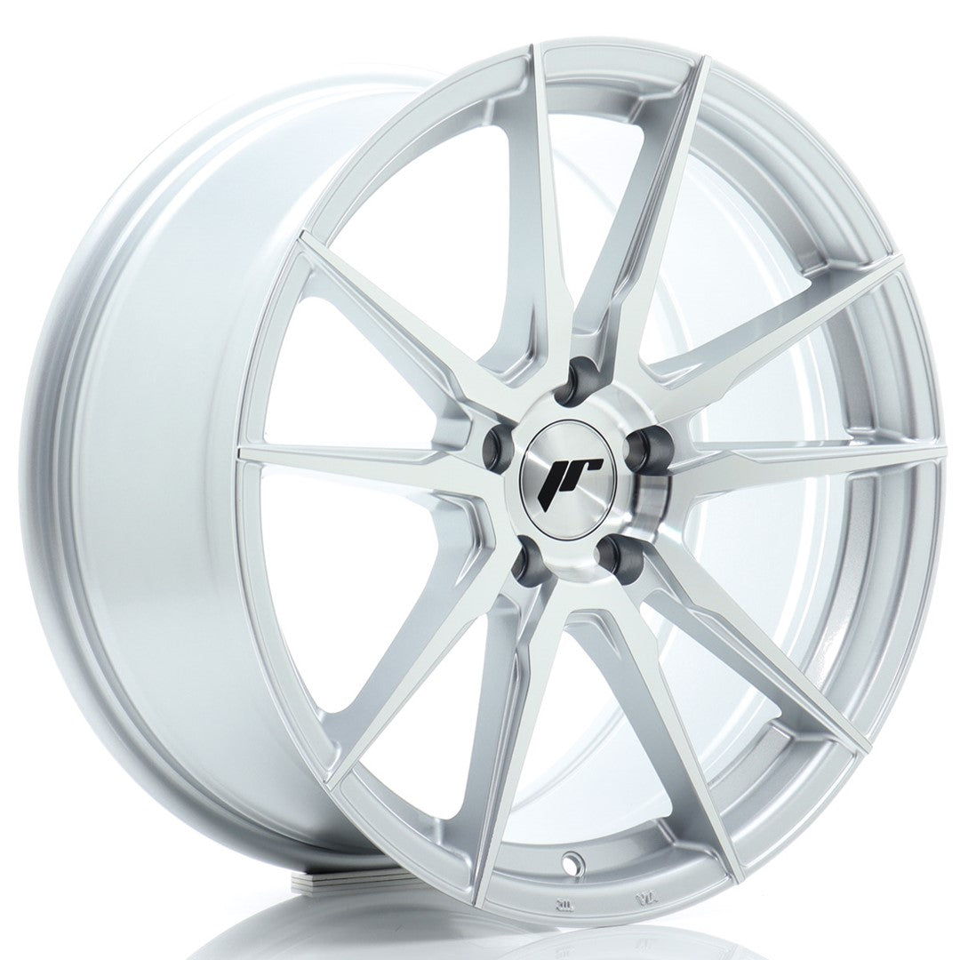 Felg JR Wheels JR21 18x8,5" Silver – sett forfra