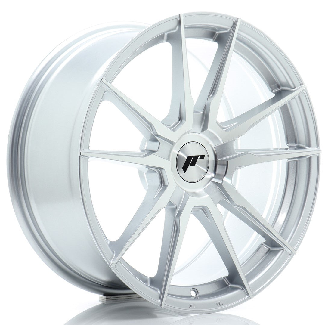 Felg JR Wheels JR21 18x8,5" Silver – sett forfra