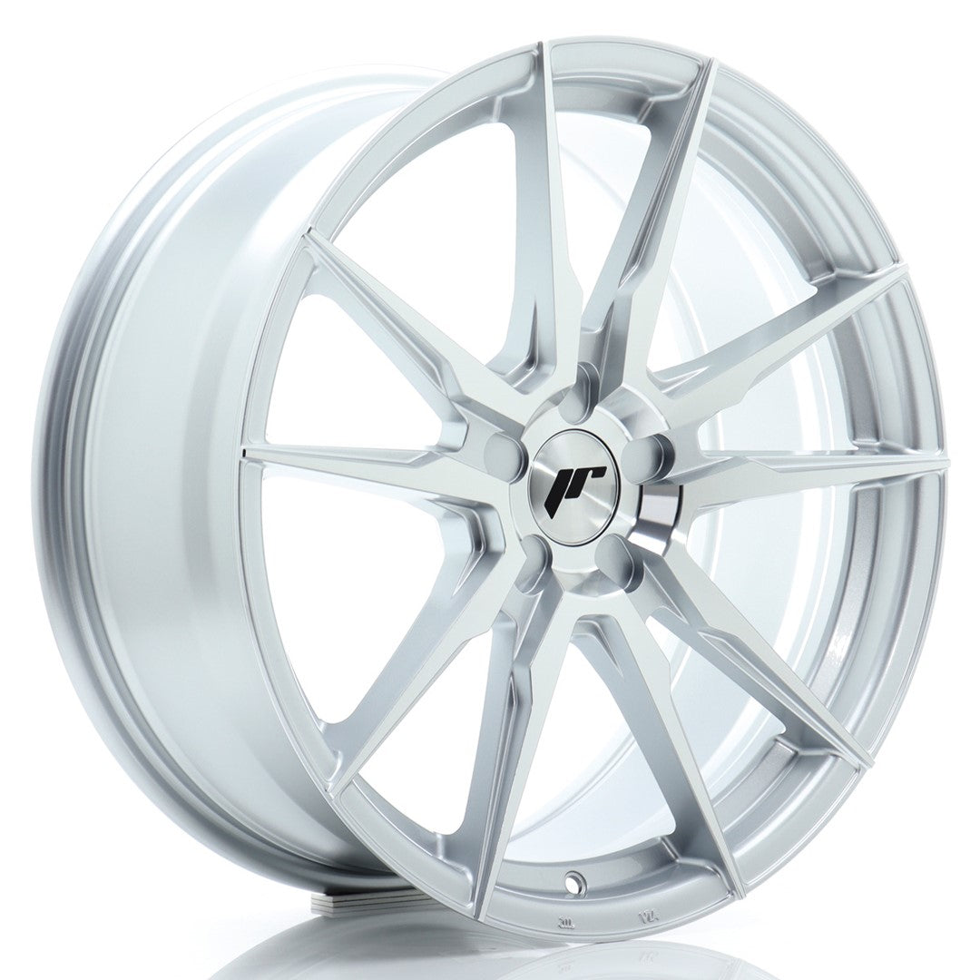 Felg JR Wheels JR21 19x8,5" Silver – sett forfra