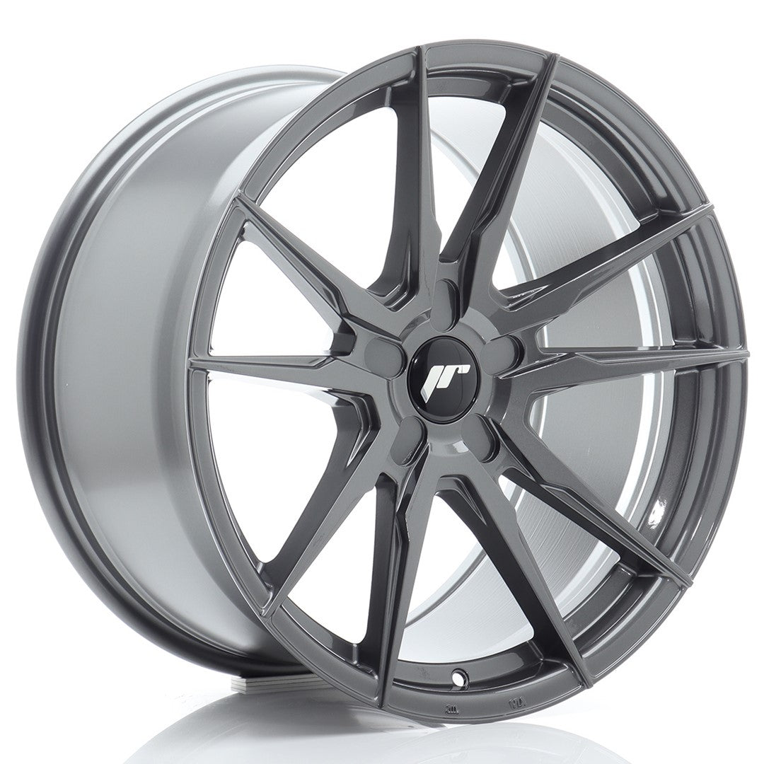 Felg JR Wheels JR21 19x10" Hyper Gray – sett forfra