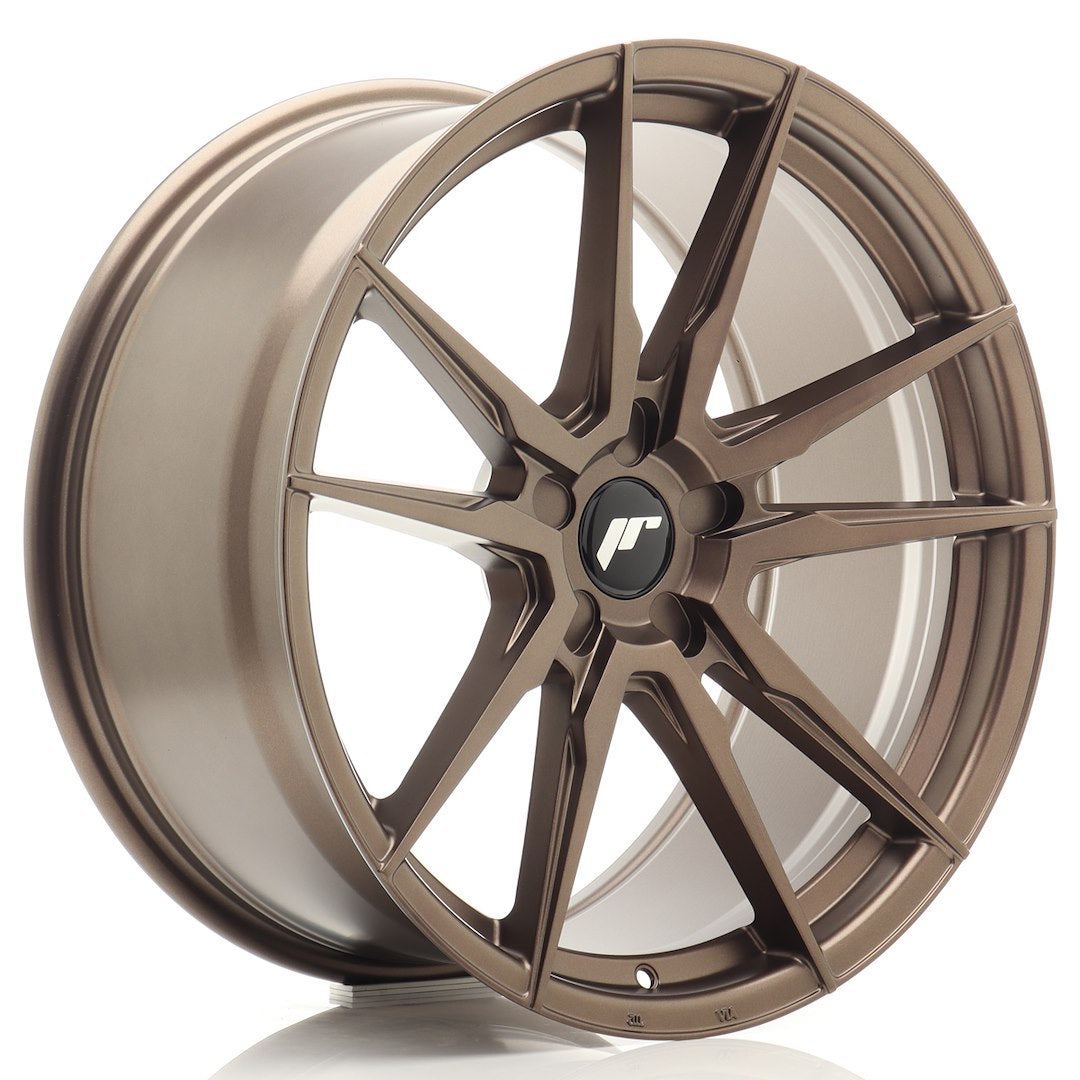 Felg JR Wheels JR21 20x9,5" Bronze – sett forfra