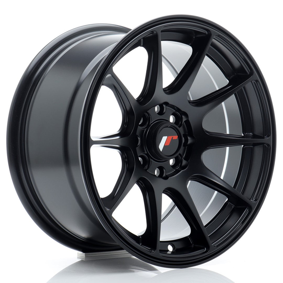Felg JR Wheels JR11 15x8" Black – sett forfra