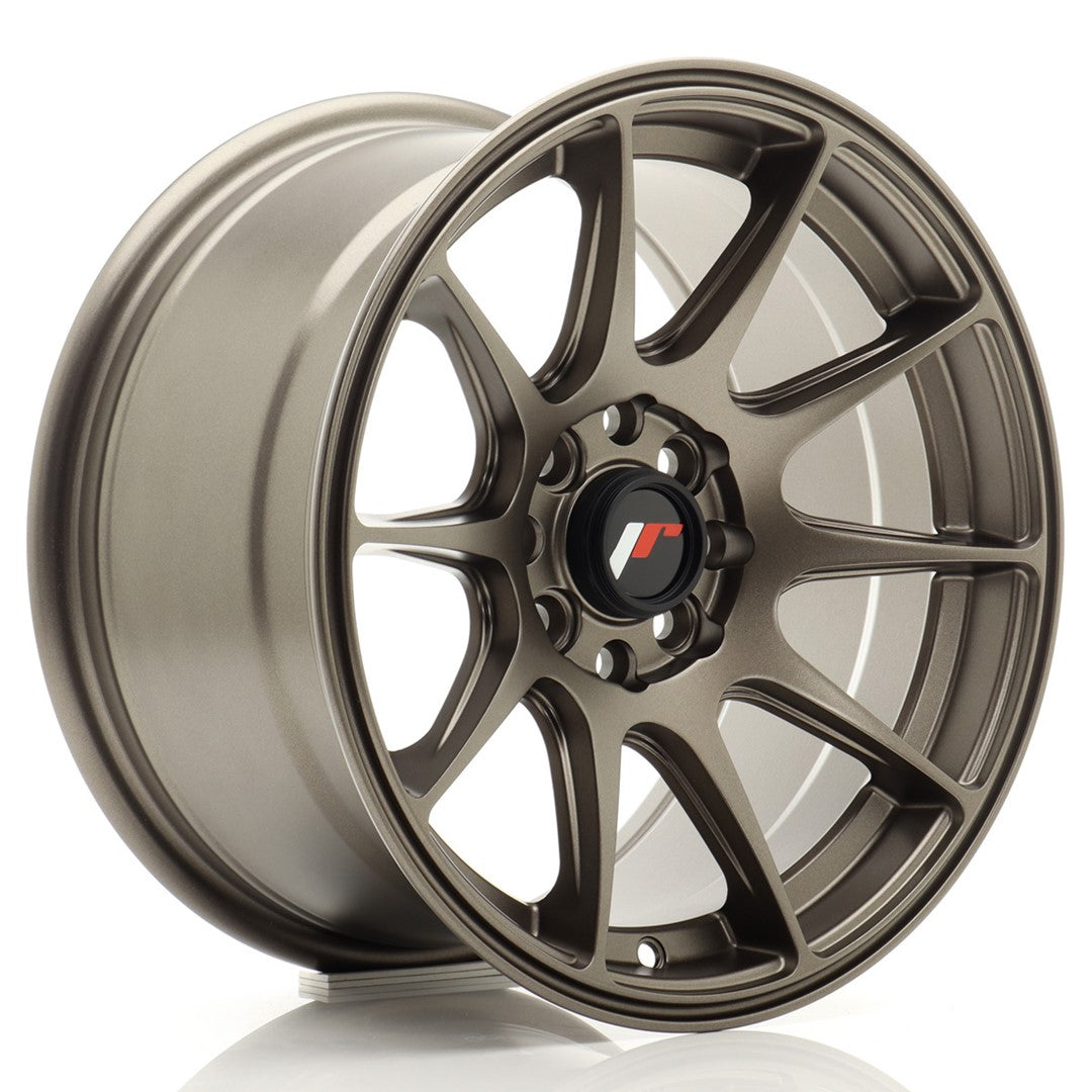 Felg JR Wheels JR11 15x8" Bronze – sett forfra