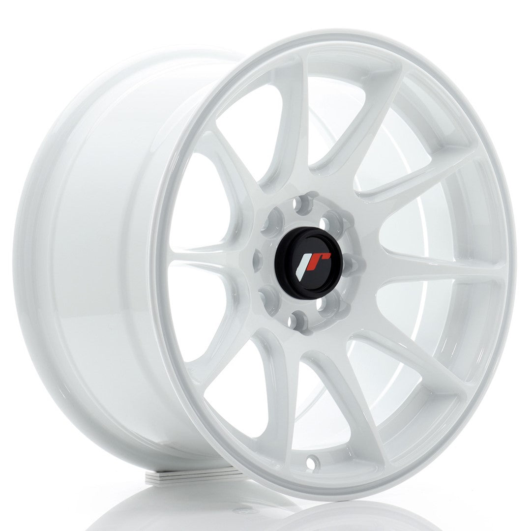 Felg JR Wheels JR11 15x8" White – sett forfra