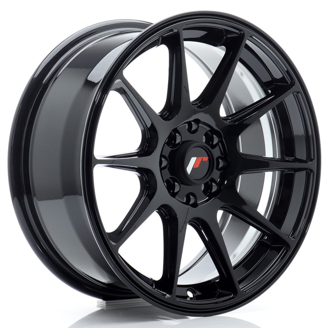 Felg JR Wheels JR11 16x7" Black – sett forfra
