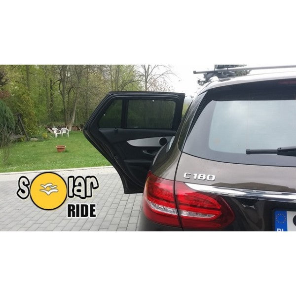 Solskjerm Mercedes C-Klasse (W205/ S205) STV (2014-2021) (7 stk) - sett forfra