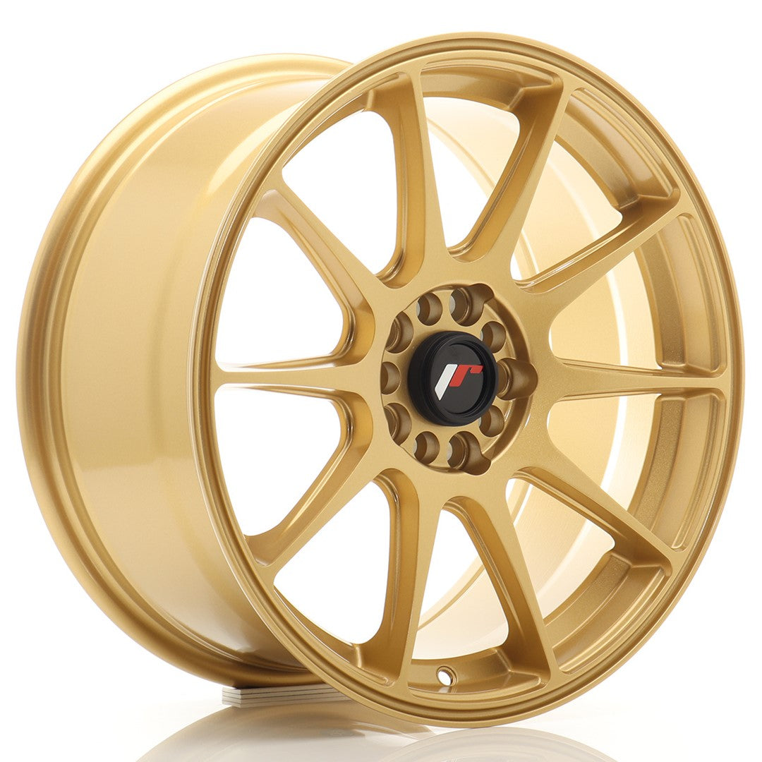 Felg JR Wheels JR11 17x8" Gold – sett forfra