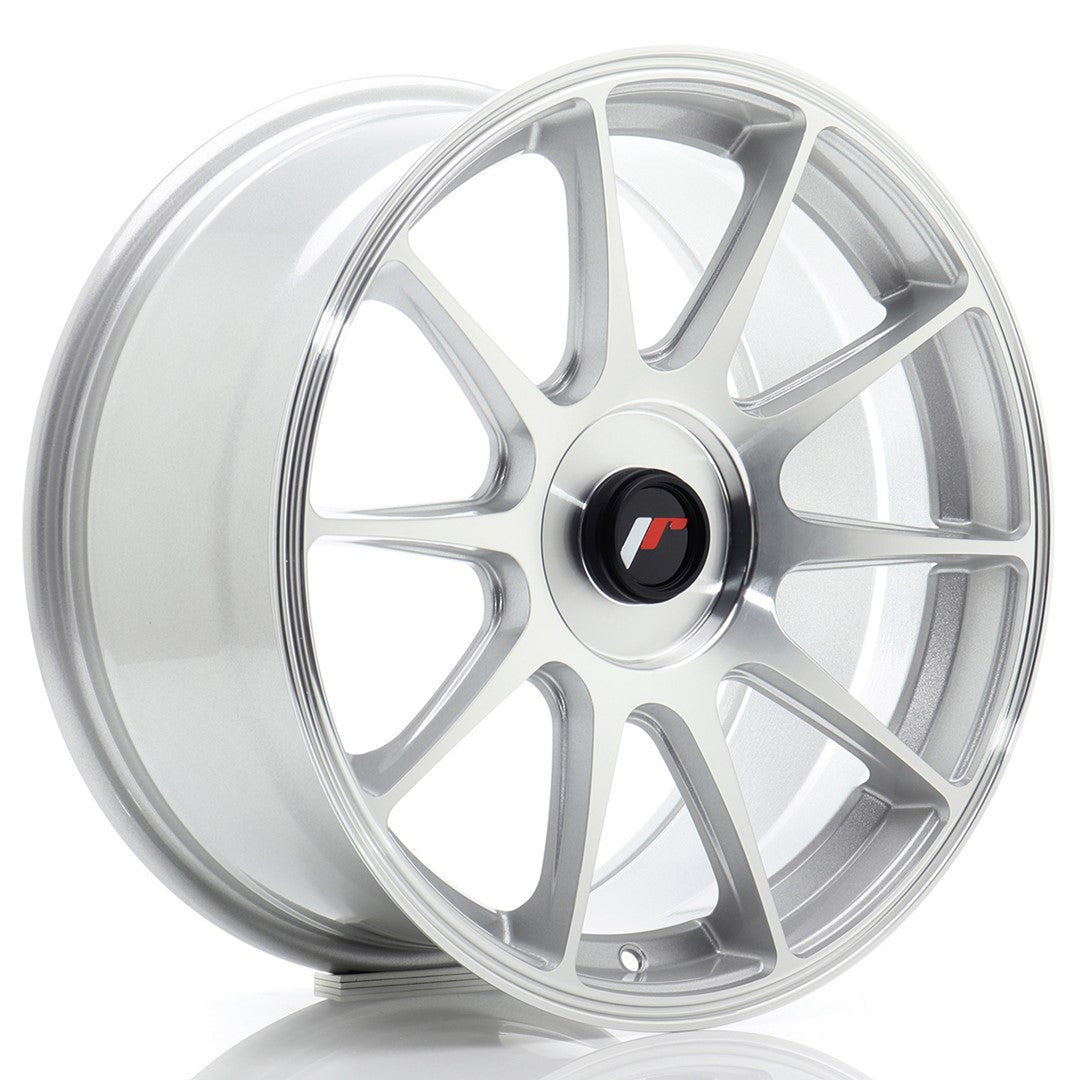 Felg JR Wheels JR11 17x8" Silver – sett forfra