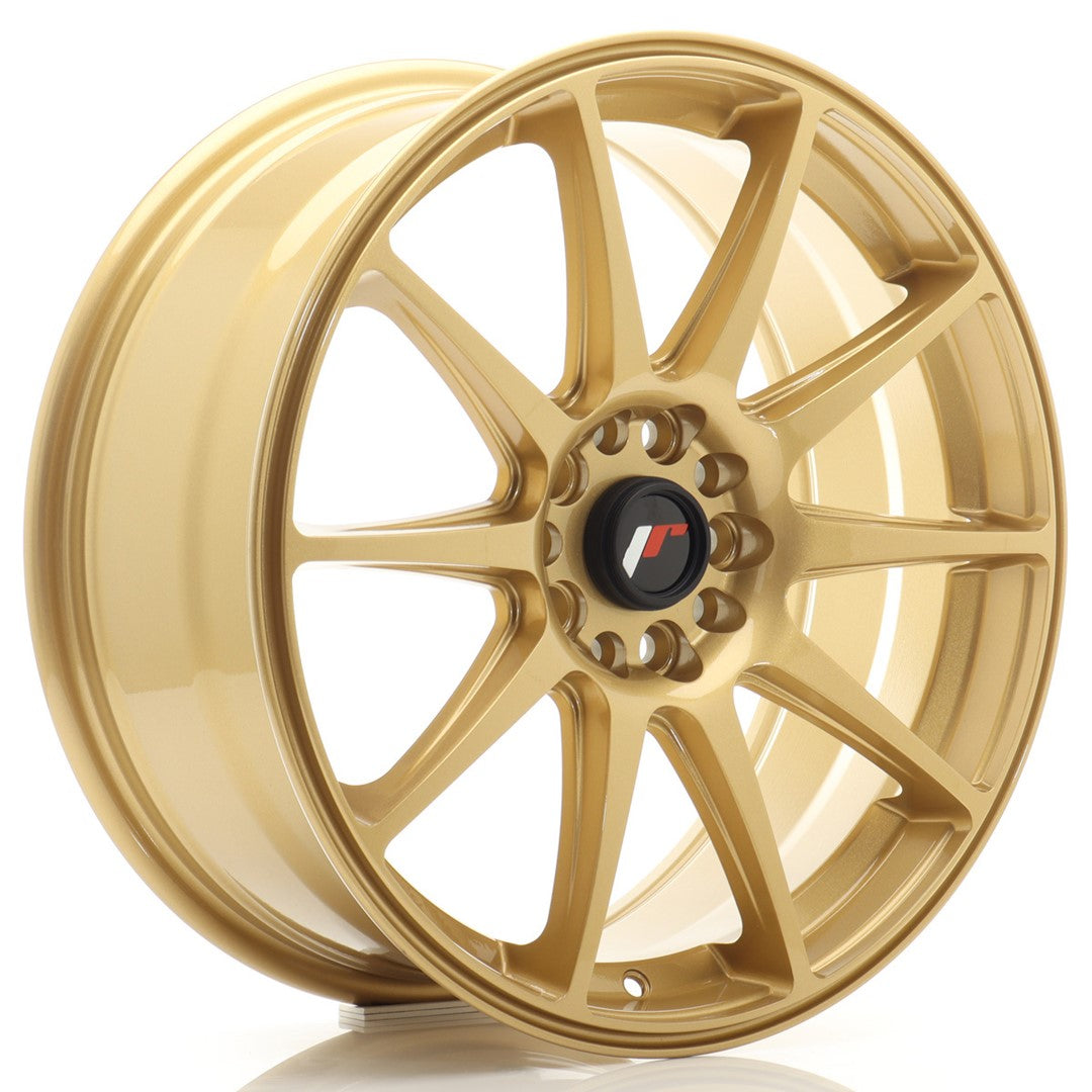 Felg JR Wheels JR11 18x7,5" Gold – sett forfra