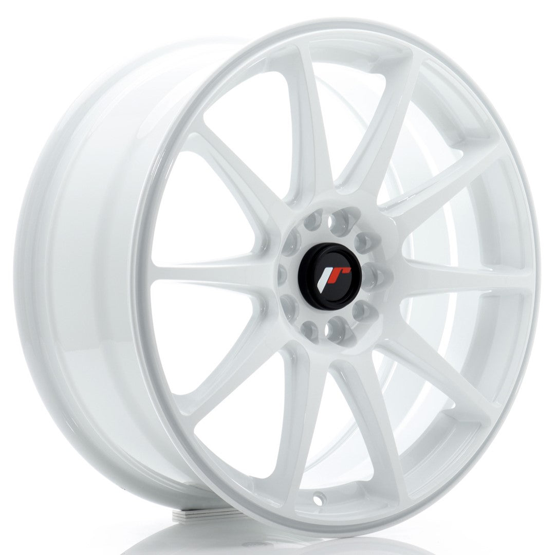 Felg JR Wheels JR11 18x7,5" White – sett forfra