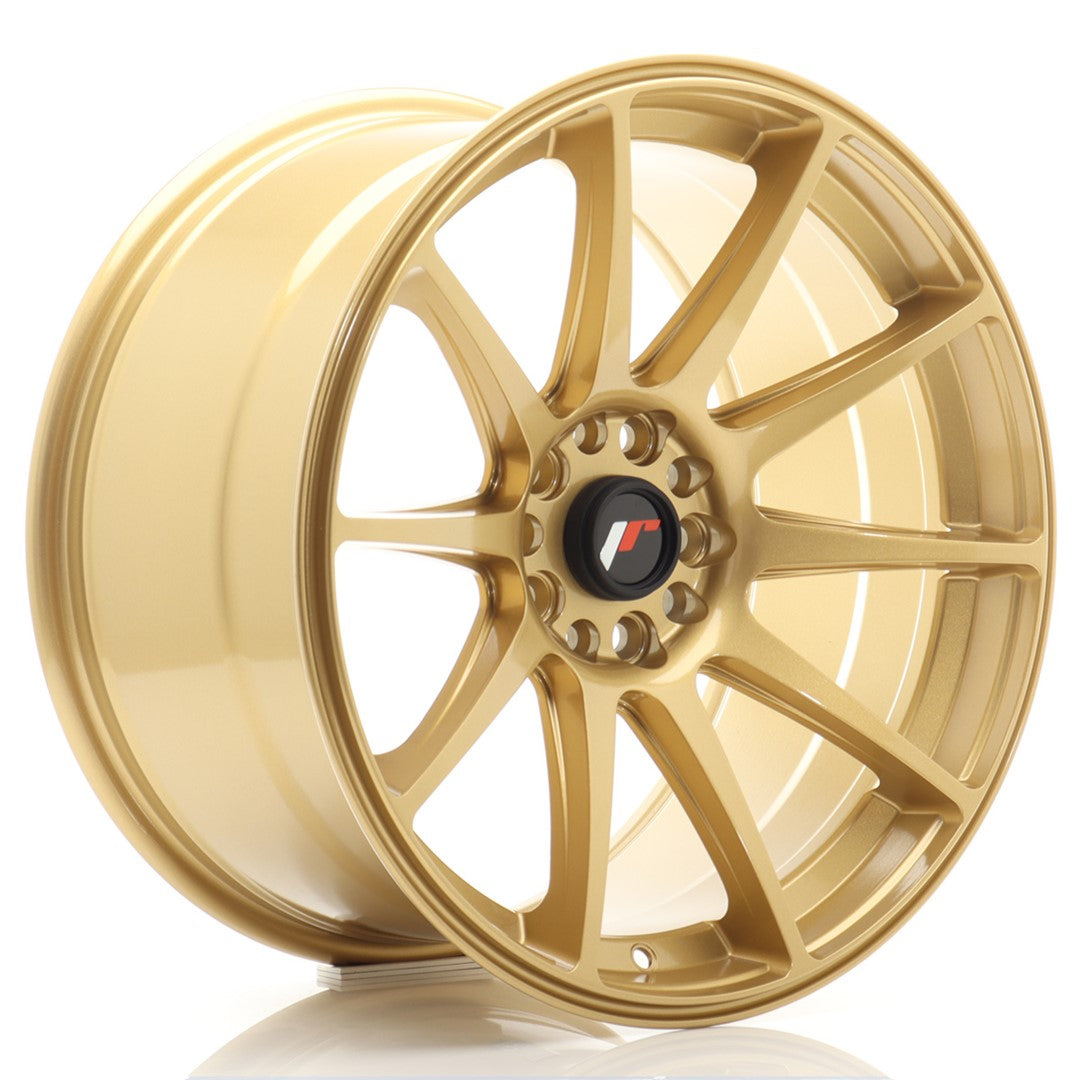 Felg JR Wheels JR11 18x9,5" Gold – sett forfra