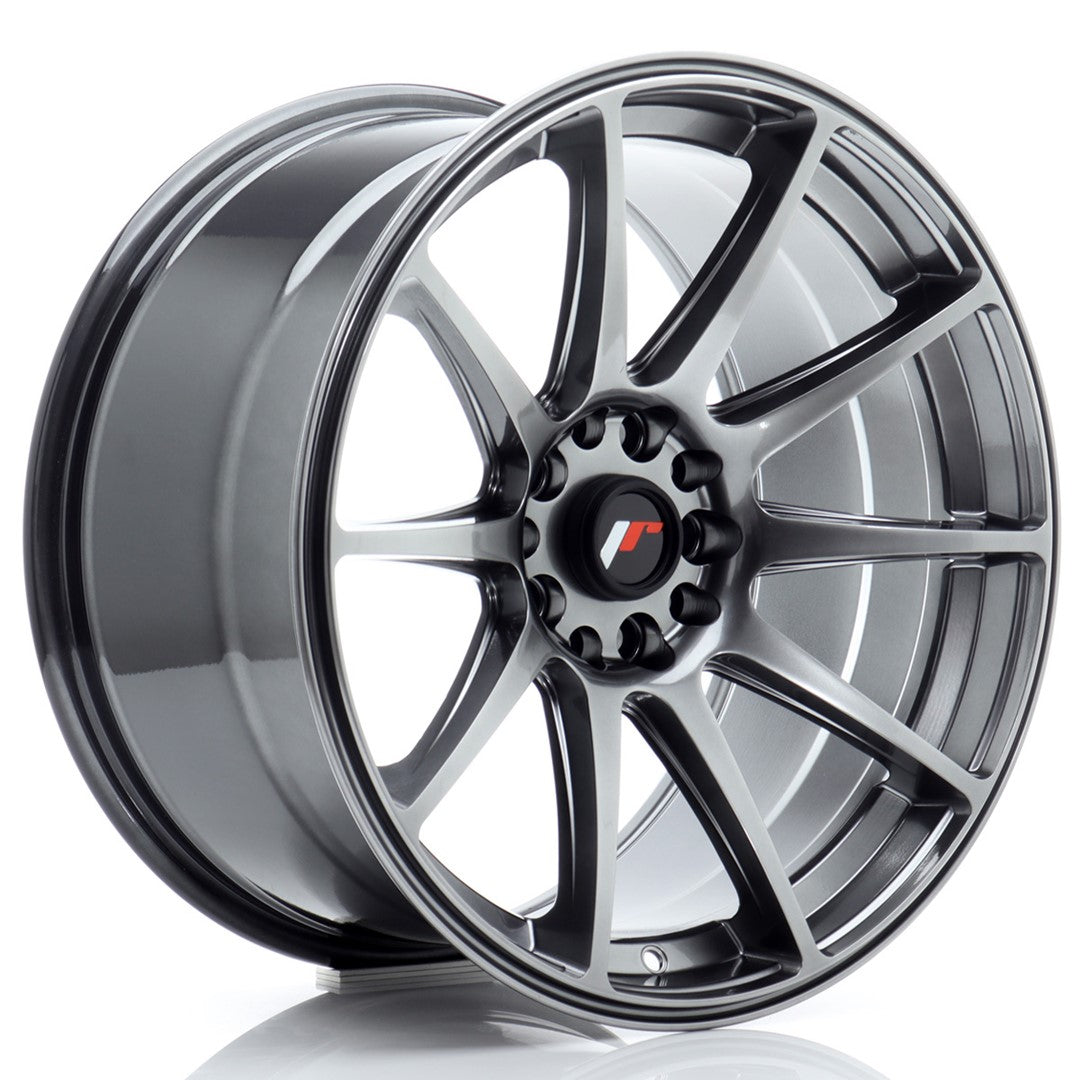 Felg JR Wheels JR11 18x9,5" Hyper Black – sett forfra