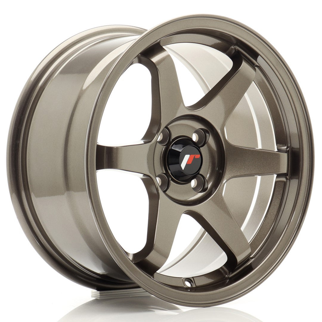 Felg JR Wheels JR3 16x8" Bronze – sett forfra