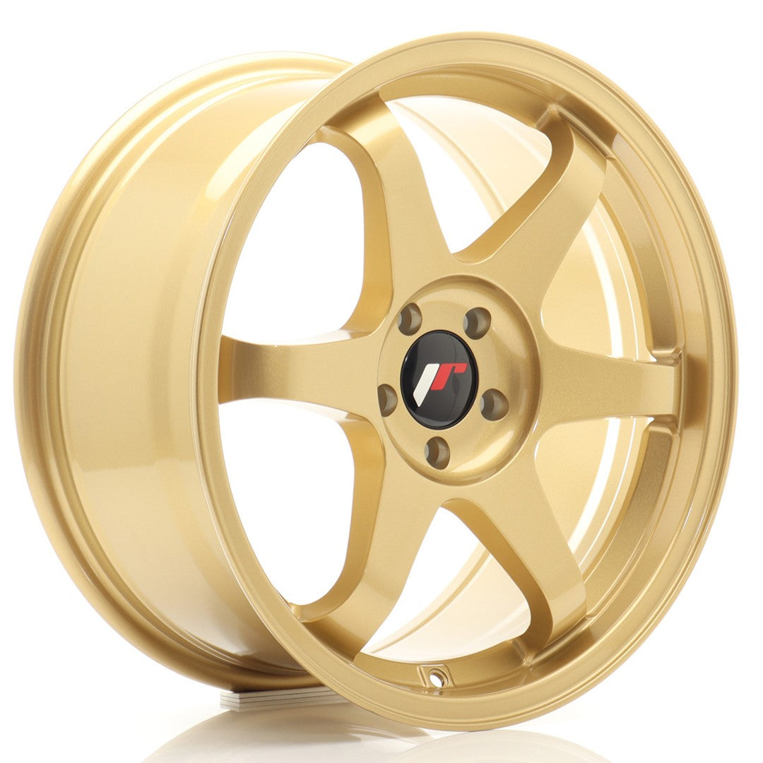 Felg JR Wheels JR3 17x8" Gold – sett forfra