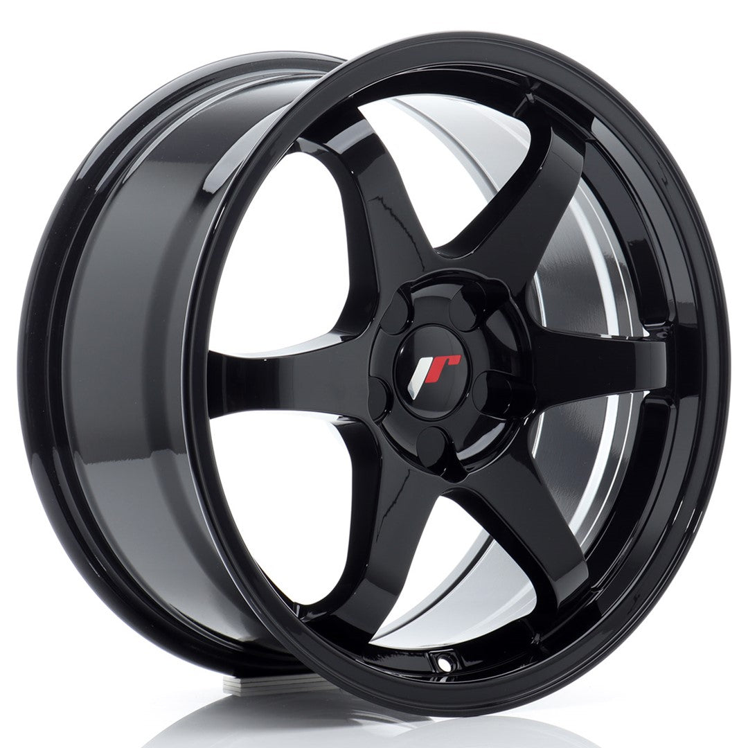 Felg JR Wheels JR3 17x8" Black – sett forfra