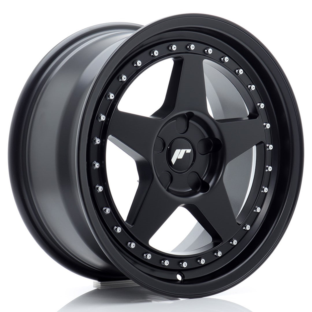 Felg JR Wheels JR6 17x8" Black – sett forfra