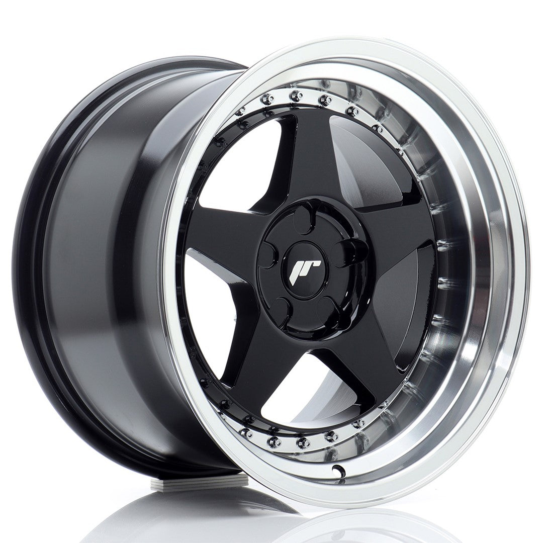 Felg JR Wheels JR6 17x10" Black – sett forfra