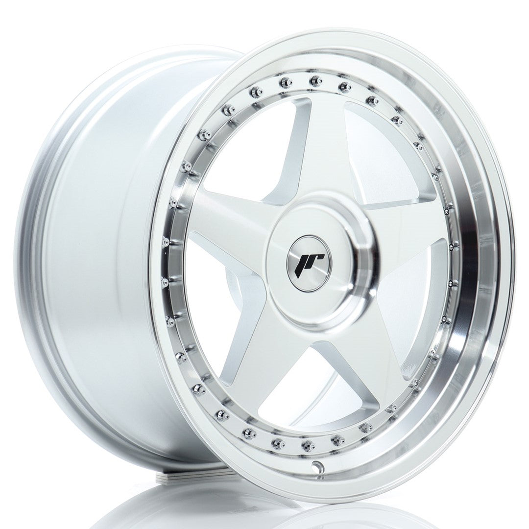 Felg JR Wheels JR6 18x9" Silver – sett forfra