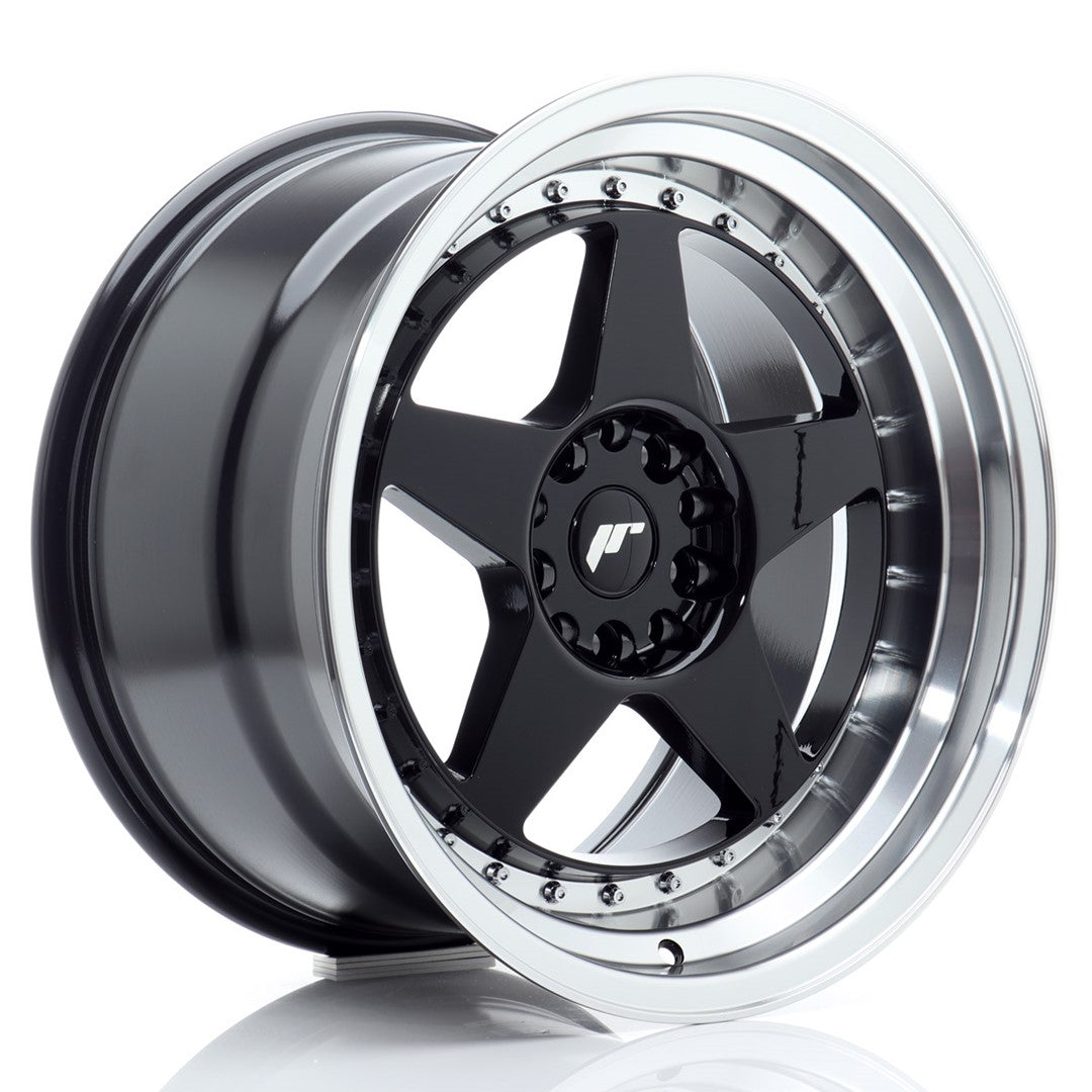 Felg JR Wheels JR6 18x10,5" Black – sett forfra
