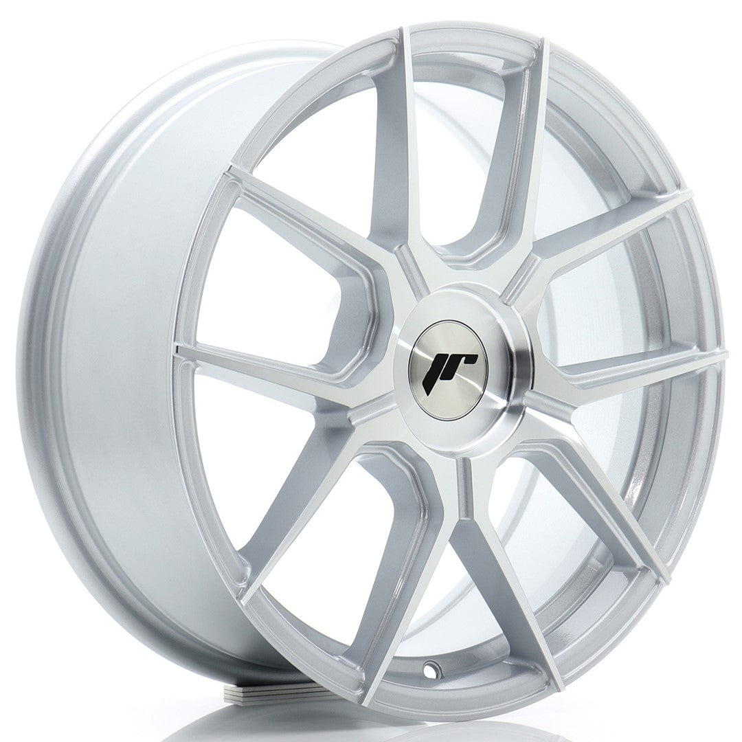 Felg JR Wheels JR30 17x7" Silver – sett forfra