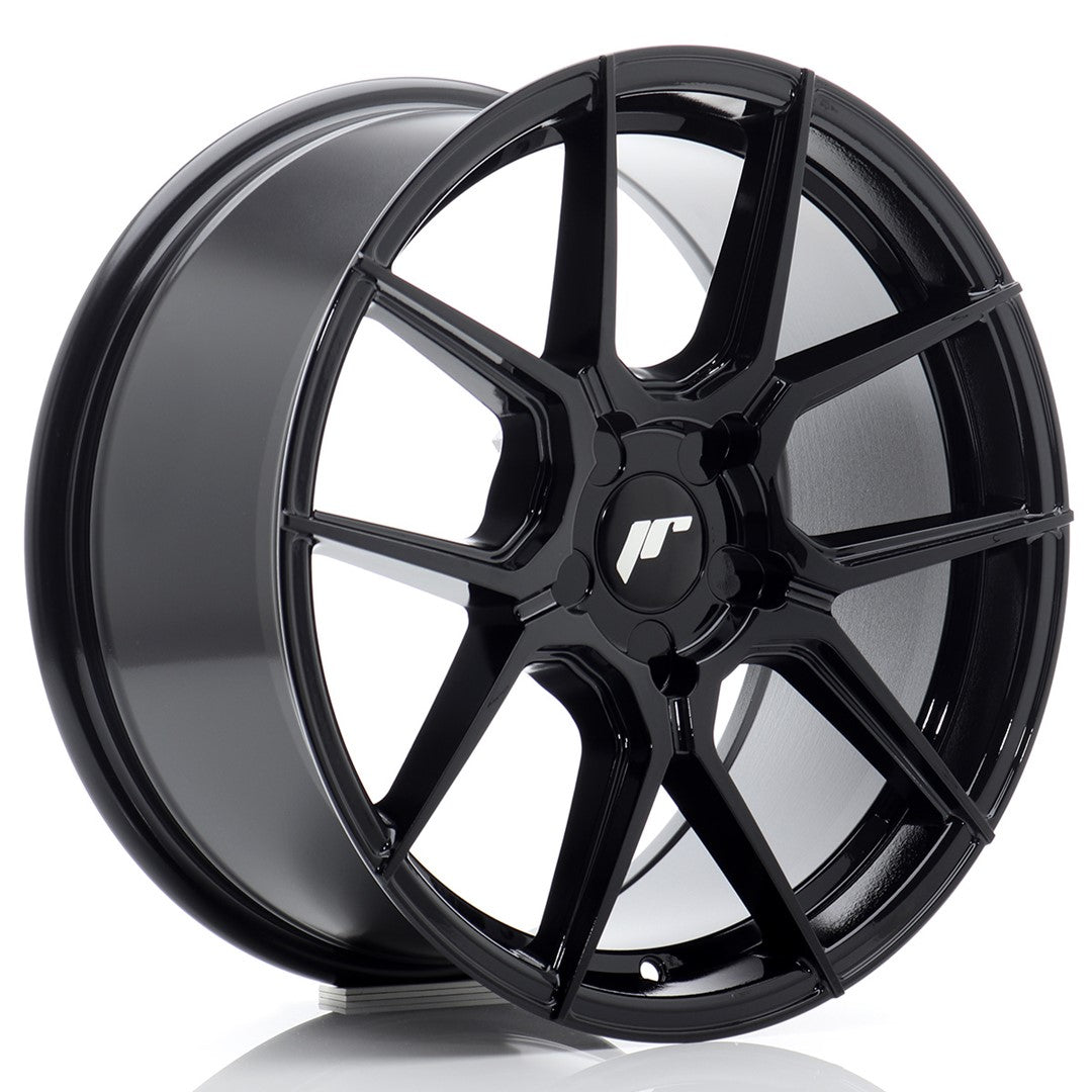 Felg JR Wheels JR30 17x8" Black – sett forfra