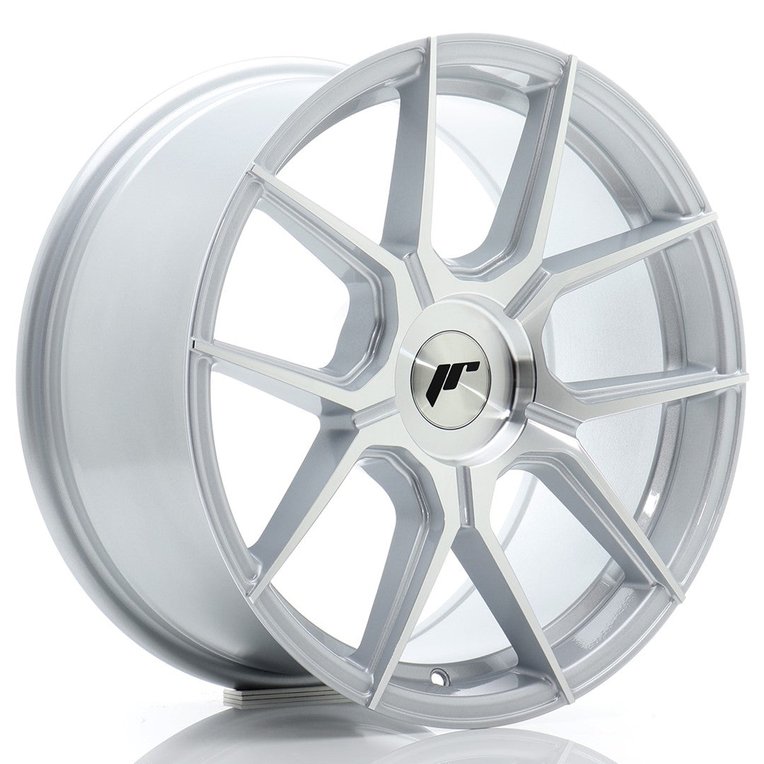 Felg JR Wheels JR30 17x8" Silver – sett forfra