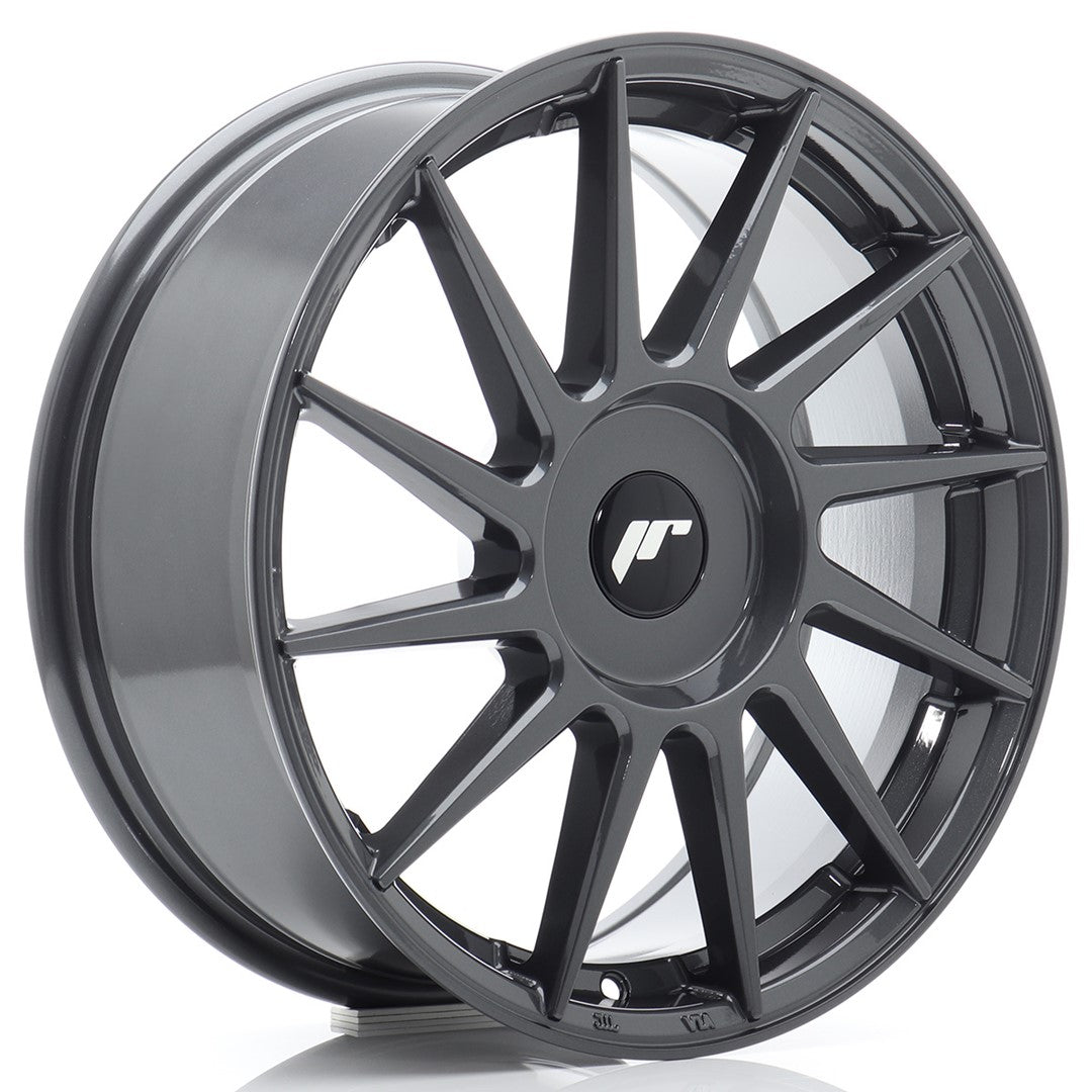 Felg JR Wheels JR22 17x7" Hyper Gray – sett forfra