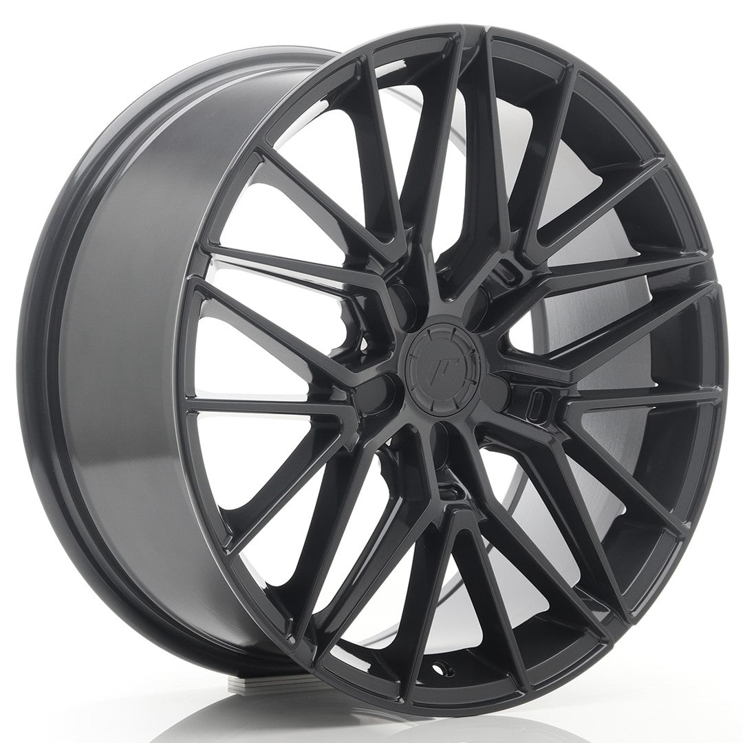 Felg JR Wheels JR38 18x8" Hyper Gray – sett forfra
