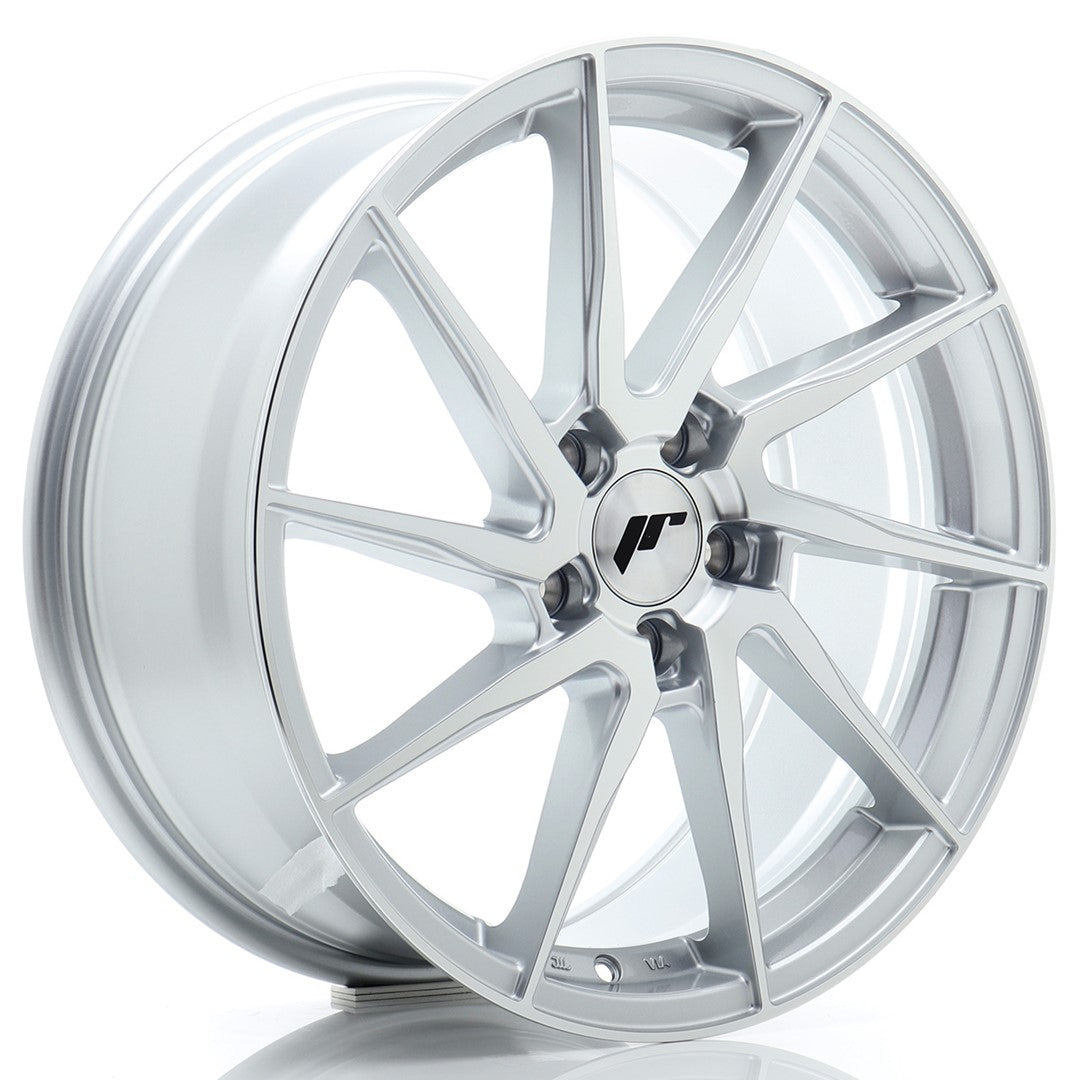 Felg JR Wheels JR36 18x8" Silver – sett forfra